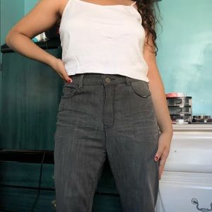 Ligh gray fashion nova jeans